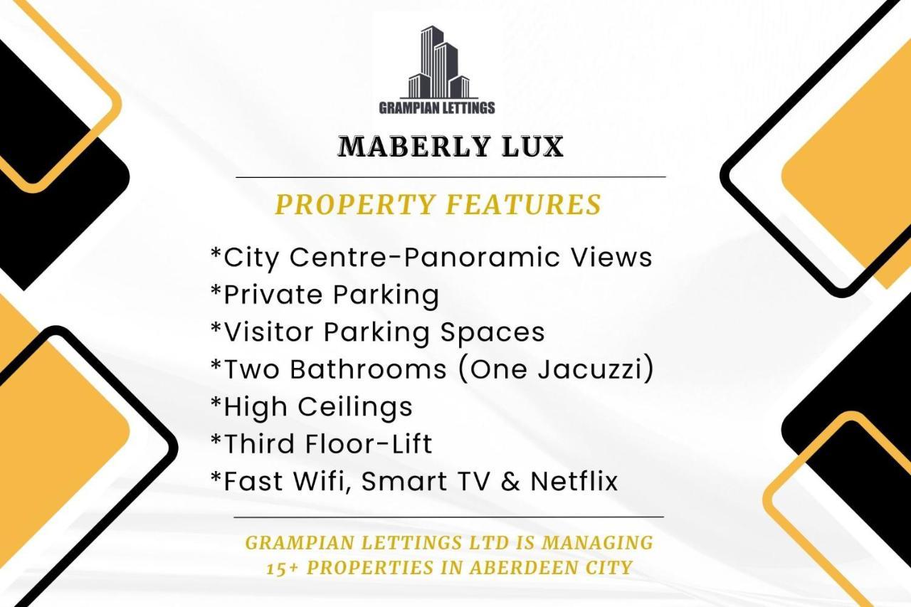 애버딘 Maberly Lux - Grampian Lettings Ltd 아파트 외부 사진